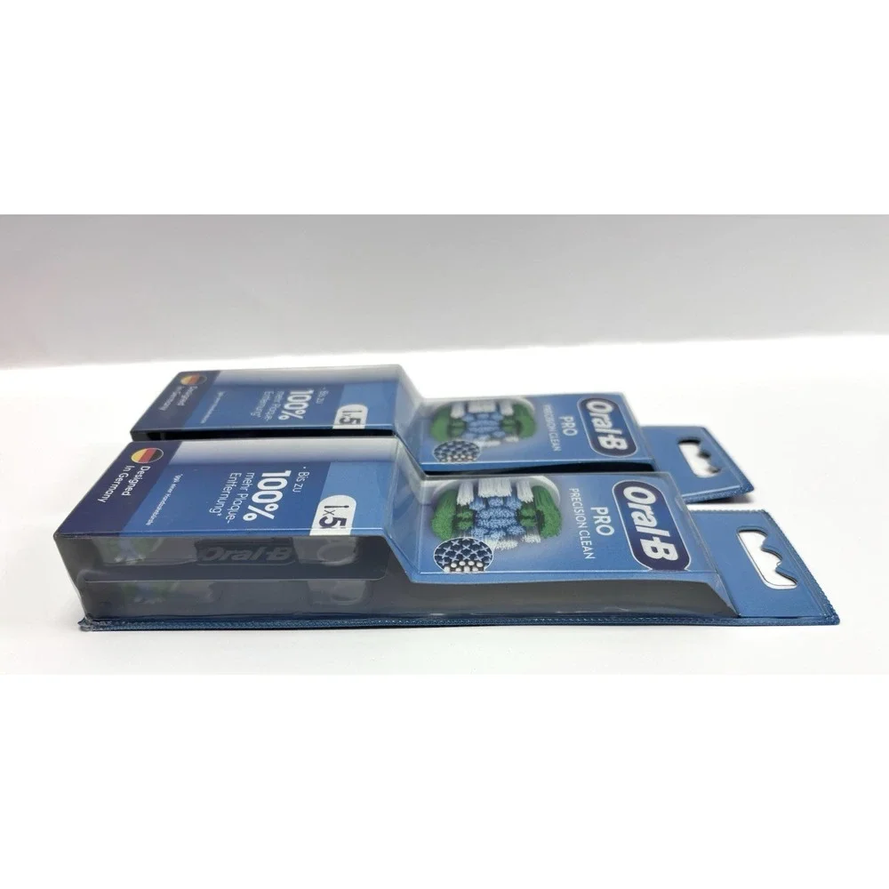 Oral-B Pro Precision Clean Brush Heads 10 Total 2 Packs Replacement
